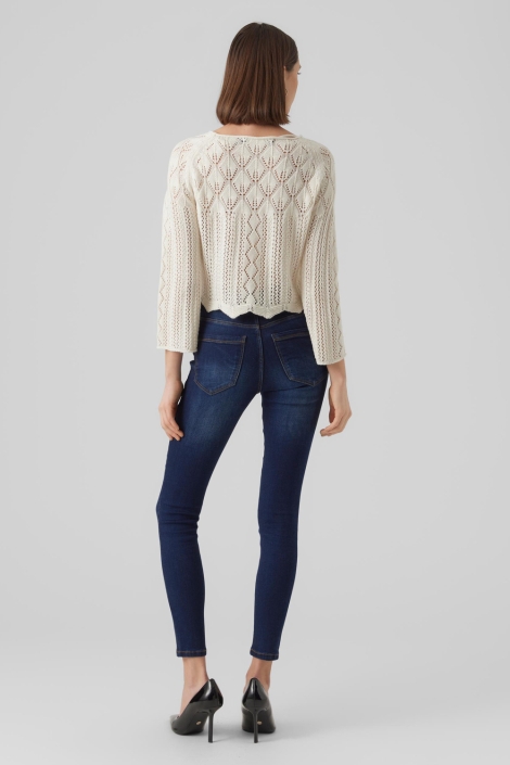 Vero Moda vmginger 3/4 boatneck pullover ga n